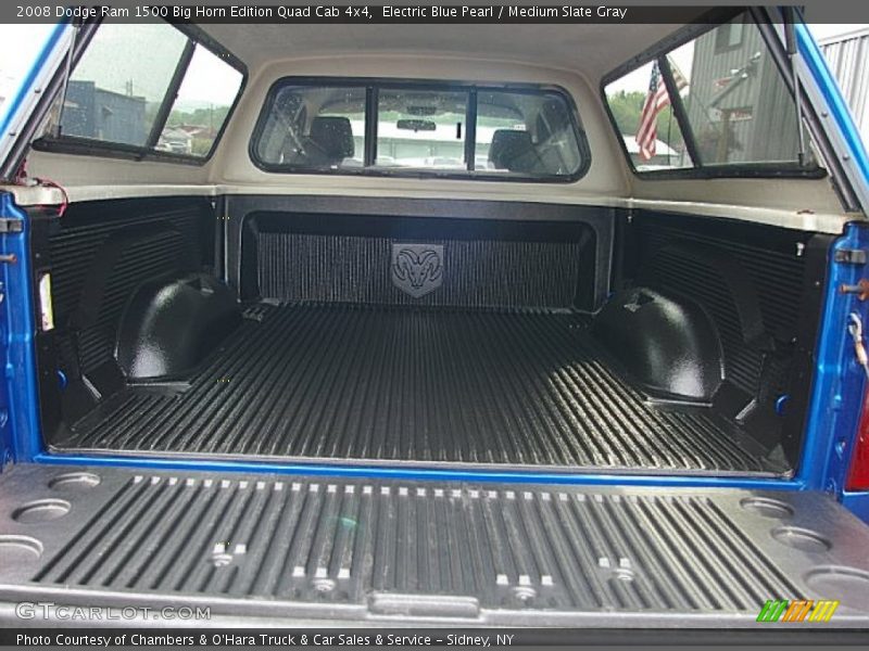 Electric Blue Pearl / Medium Slate Gray 2008 Dodge Ram 1500 Big Horn Edition Quad Cab 4x4