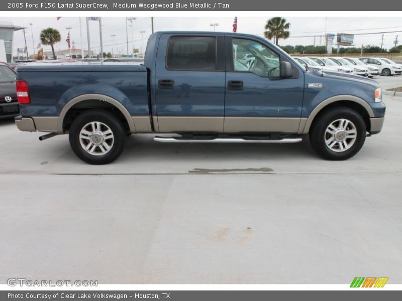  2005 F150 Lariat SuperCrew Medium Wedgewood Blue Metallic