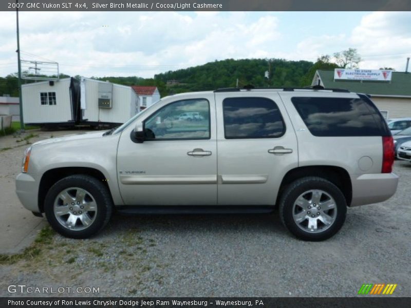 Silver Birch Metallic / Cocoa/Light Cashmere 2007 GMC Yukon SLT 4x4