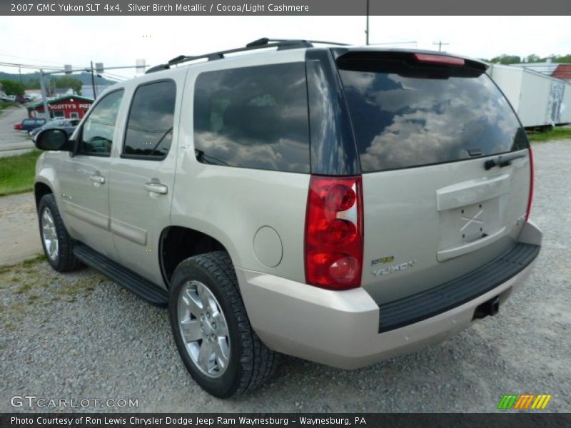 Silver Birch Metallic / Cocoa/Light Cashmere 2007 GMC Yukon SLT 4x4