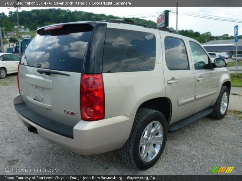 Silver Birch Metallic / Cocoa/Light Cashmere 2007 GMC Yukon SLT 4x4
