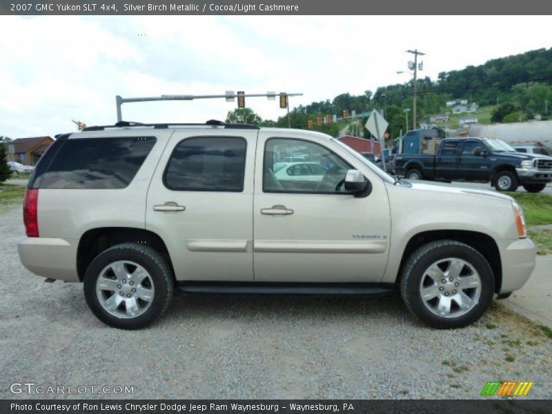 Silver Birch Metallic / Cocoa/Light Cashmere 2007 GMC Yukon SLT 4x4