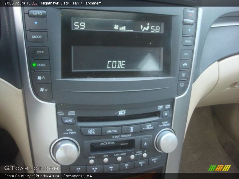 Nighthawk Black Pearl / Parchment 2005 Acura TL 3.2