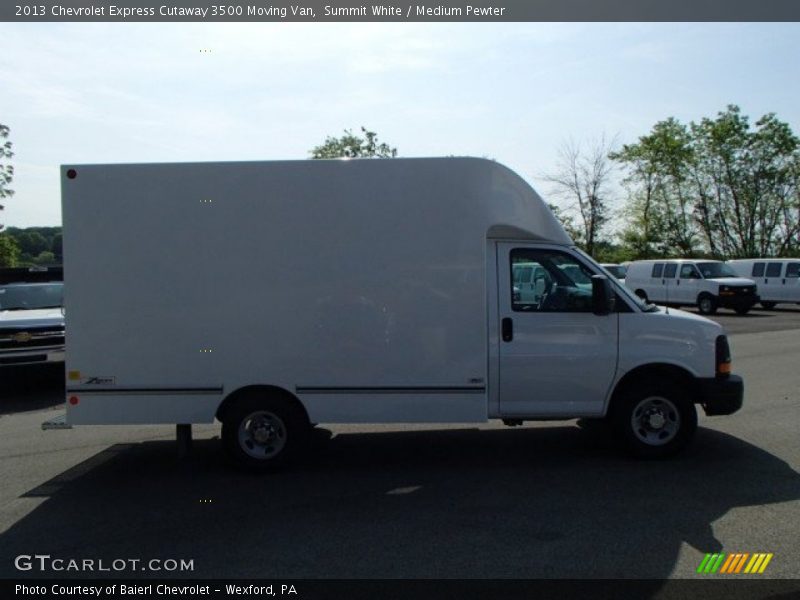 Summit White / Medium Pewter 2013 Chevrolet Express Cutaway 3500 Moving Van