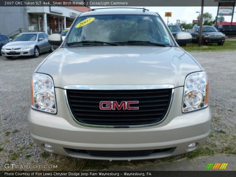 Silver Birch Metallic / Cocoa/Light Cashmere 2007 GMC Yukon SLT 4x4