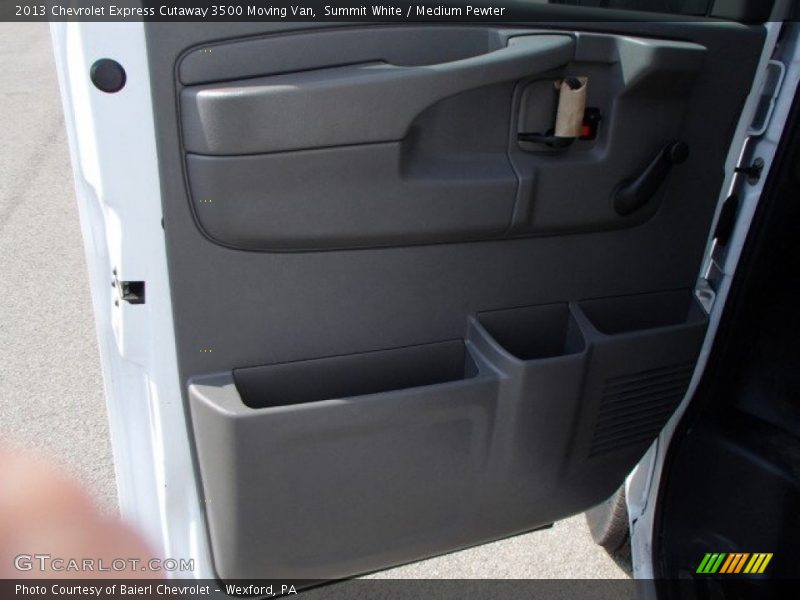 Summit White / Medium Pewter 2013 Chevrolet Express Cutaway 3500 Moving Van