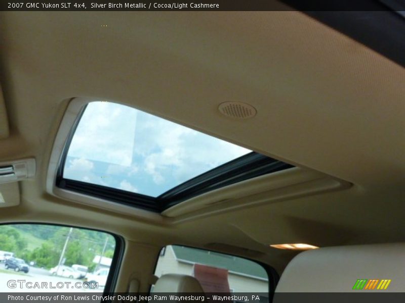 Silver Birch Metallic / Cocoa/Light Cashmere 2007 GMC Yukon SLT 4x4