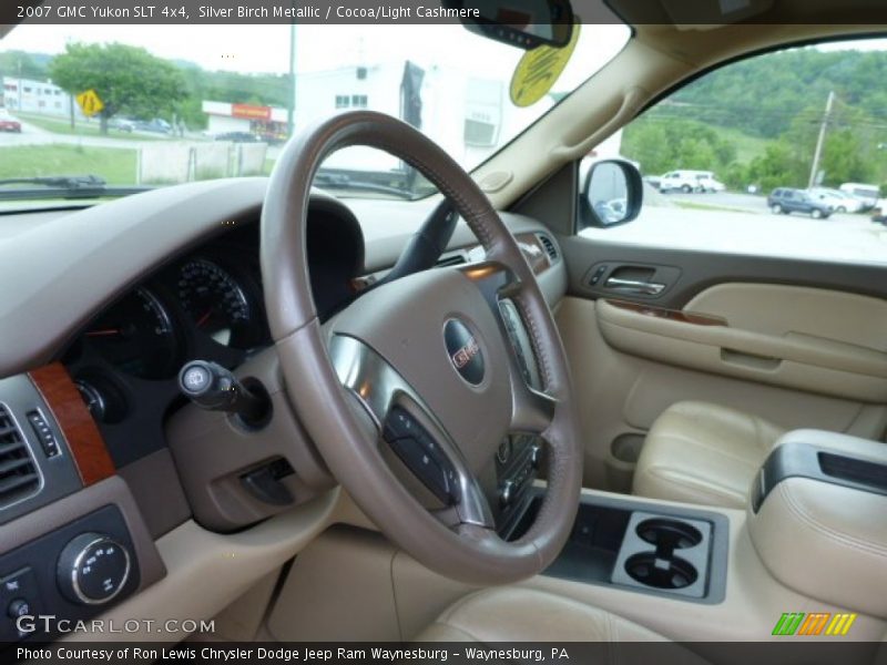 Silver Birch Metallic / Cocoa/Light Cashmere 2007 GMC Yukon SLT 4x4