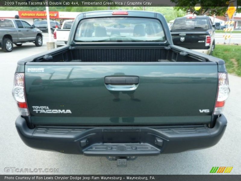 Timberland Green Mica / Graphite Gray 2009 Toyota Tacoma V6 Double Cab 4x4
