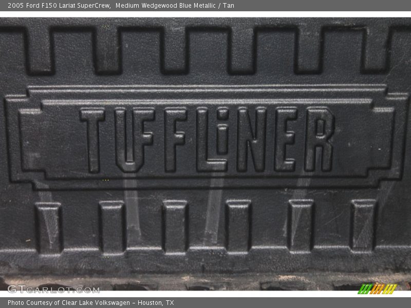 Medium Wedgewood Blue Metallic / Tan 2005 Ford F150 Lariat SuperCrew