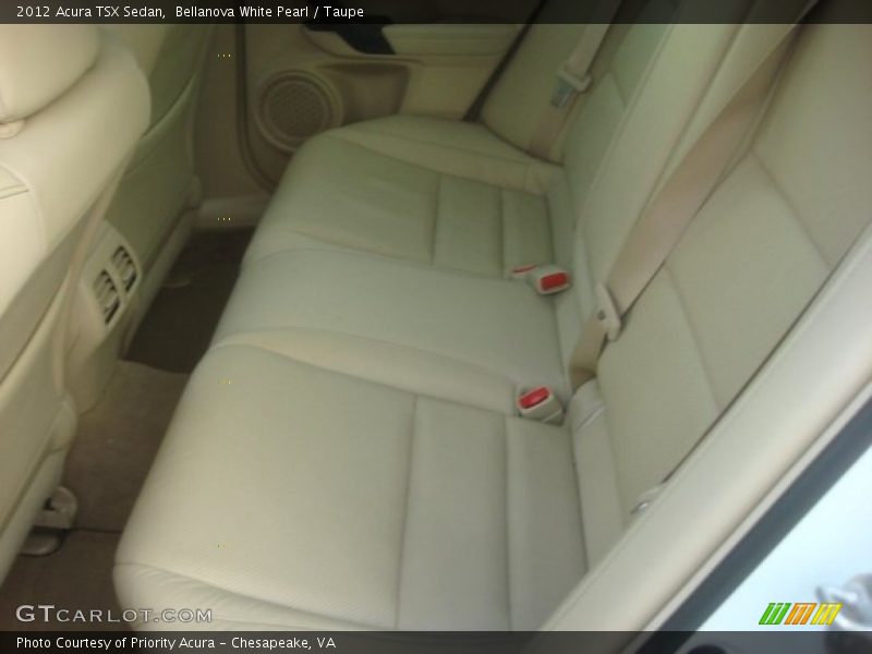 Bellanova White Pearl / Taupe 2012 Acura TSX Sedan