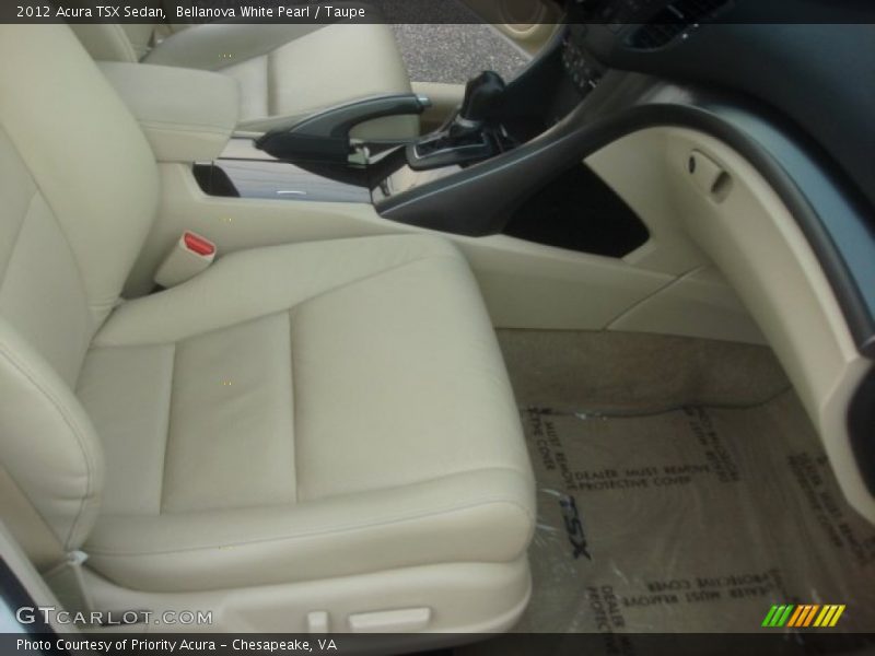 Bellanova White Pearl / Taupe 2012 Acura TSX Sedan
