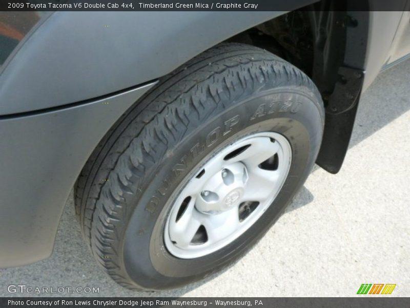 Timberland Green Mica / Graphite Gray 2009 Toyota Tacoma V6 Double Cab 4x4