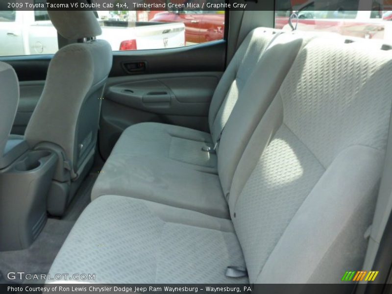 Timberland Green Mica / Graphite Gray 2009 Toyota Tacoma V6 Double Cab 4x4