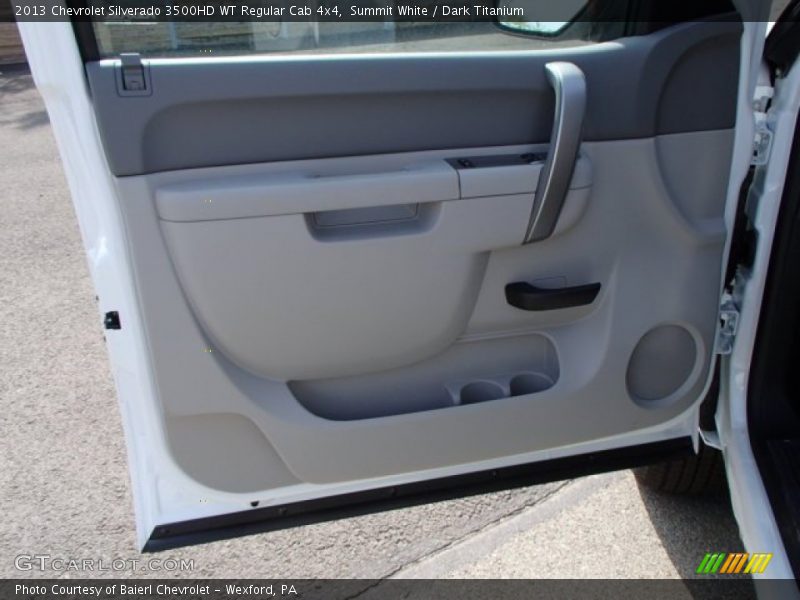 Summit White / Dark Titanium 2013 Chevrolet Silverado 3500HD WT Regular Cab 4x4