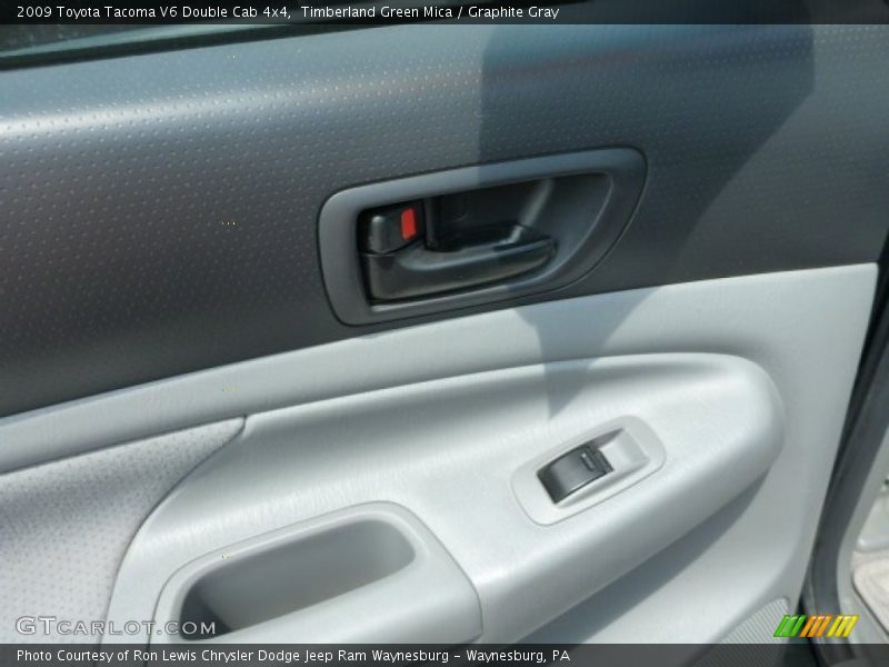 Timberland Green Mica / Graphite Gray 2009 Toyota Tacoma V6 Double Cab 4x4