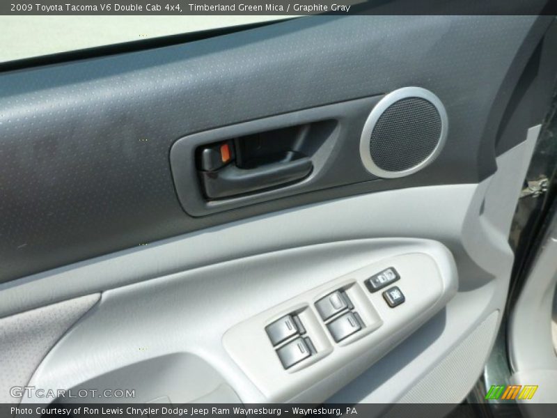 Timberland Green Mica / Graphite Gray 2009 Toyota Tacoma V6 Double Cab 4x4