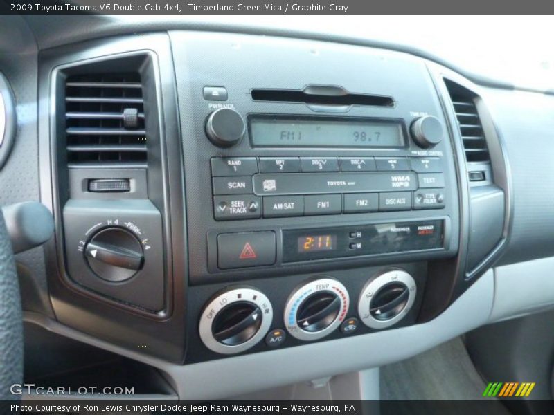 Timberland Green Mica / Graphite Gray 2009 Toyota Tacoma V6 Double Cab 4x4