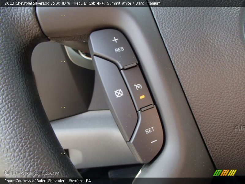 Summit White / Dark Titanium 2013 Chevrolet Silverado 3500HD WT Regular Cab 4x4