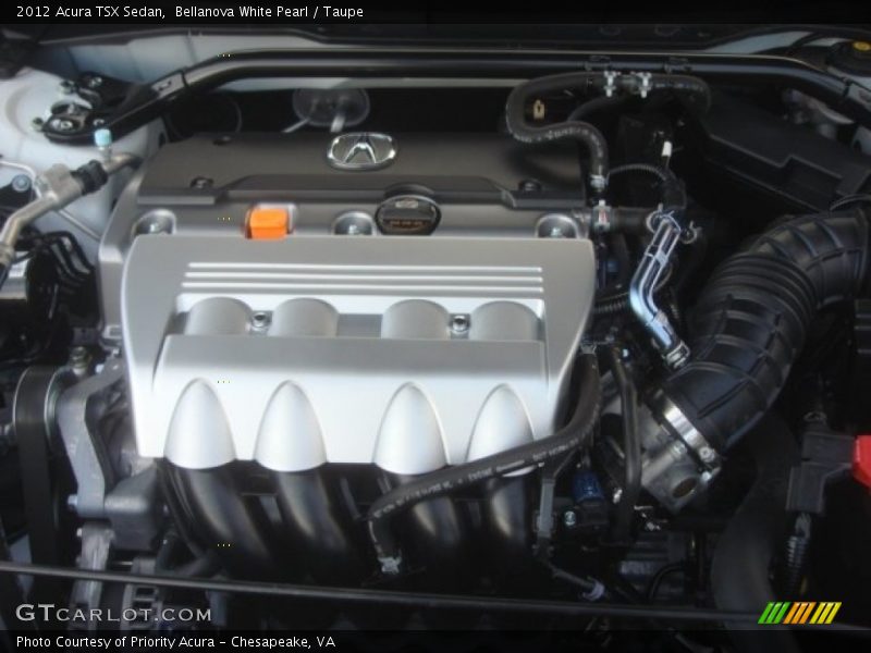 Bellanova White Pearl / Taupe 2012 Acura TSX Sedan