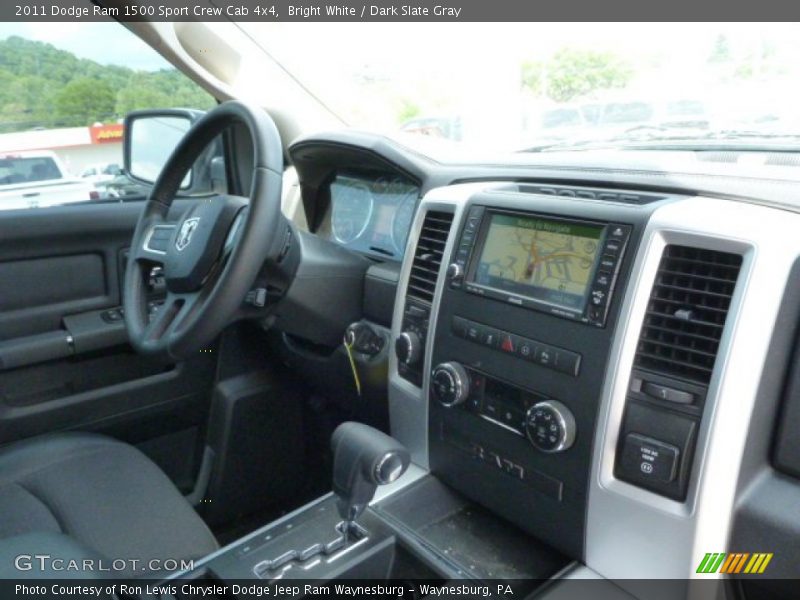 Bright White / Dark Slate Gray 2011 Dodge Ram 1500 Sport Crew Cab 4x4