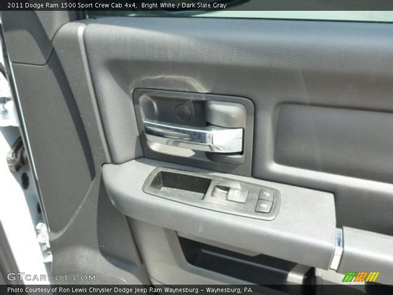 Bright White / Dark Slate Gray 2011 Dodge Ram 1500 Sport Crew Cab 4x4