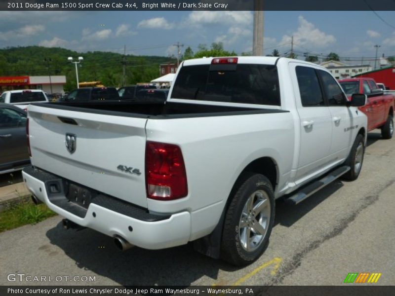 Bright White / Dark Slate Gray 2011 Dodge Ram 1500 Sport Crew Cab 4x4