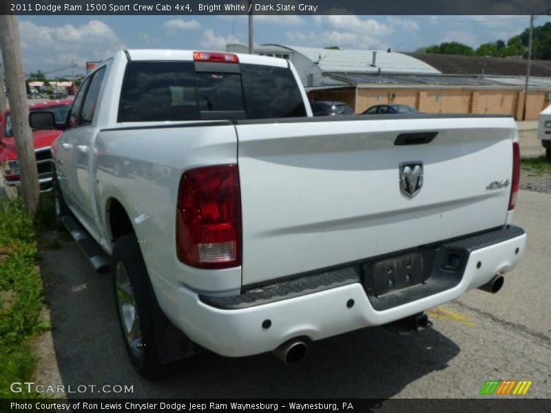 Bright White / Dark Slate Gray 2011 Dodge Ram 1500 Sport Crew Cab 4x4