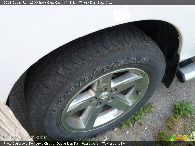 Bright White / Dark Slate Gray 2011 Dodge Ram 1500 Sport Crew Cab 4x4
