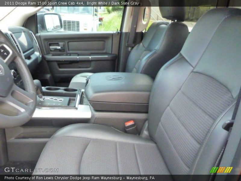 Bright White / Dark Slate Gray 2011 Dodge Ram 1500 Sport Crew Cab 4x4