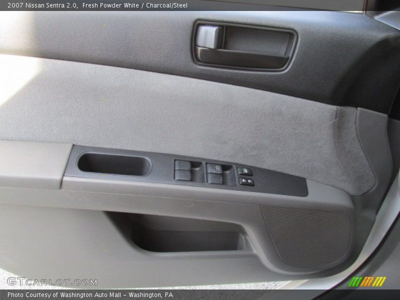 Fresh Powder White / Charcoal/Steel 2007 Nissan Sentra 2.0
