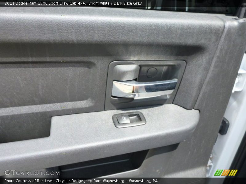 Bright White / Dark Slate Gray 2011 Dodge Ram 1500 Sport Crew Cab 4x4