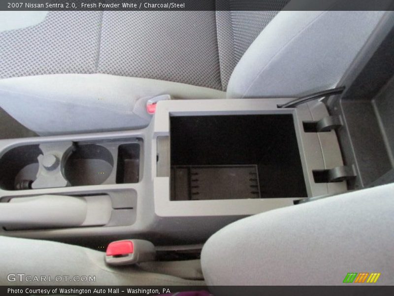 Fresh Powder White / Charcoal/Steel 2007 Nissan Sentra 2.0