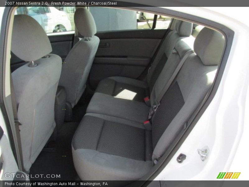 Fresh Powder White / Charcoal/Steel 2007 Nissan Sentra 2.0