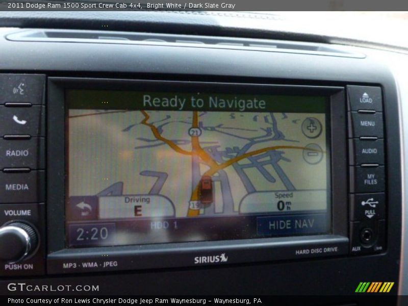 Bright White / Dark Slate Gray 2011 Dodge Ram 1500 Sport Crew Cab 4x4