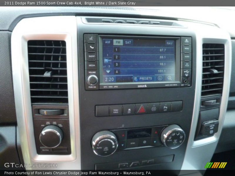 Bright White / Dark Slate Gray 2011 Dodge Ram 1500 Sport Crew Cab 4x4