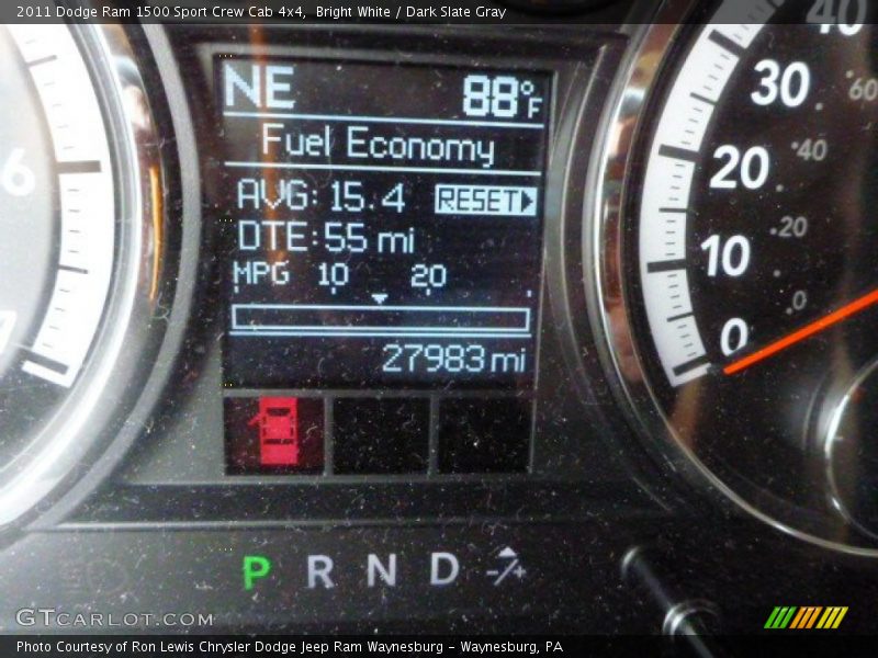 Bright White / Dark Slate Gray 2011 Dodge Ram 1500 Sport Crew Cab 4x4