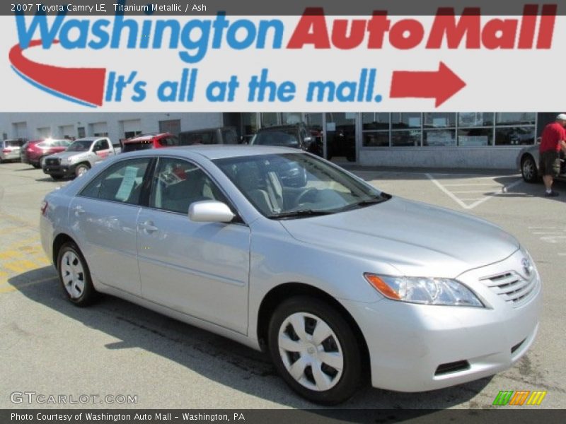 Titanium Metallic / Ash 2007 Toyota Camry LE