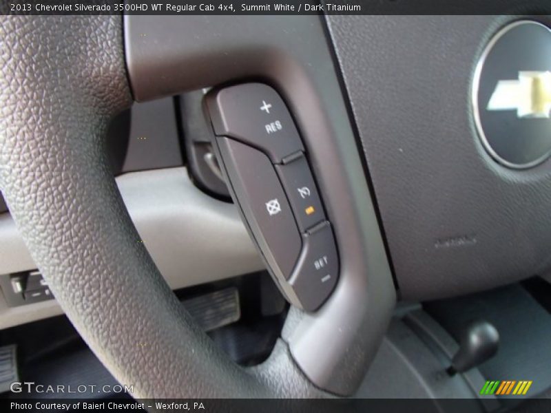 Summit White / Dark Titanium 2013 Chevrolet Silverado 3500HD WT Regular Cab 4x4