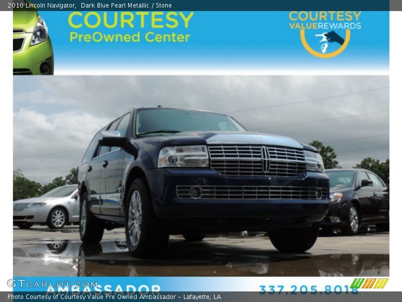 Dark Blue Pearl Metallic / Stone 2010 Lincoln Navigator