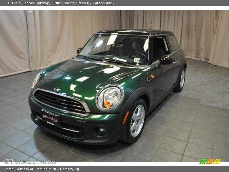 British Racing Green II / Carbon Black 2011 Mini Cooper Hardtop