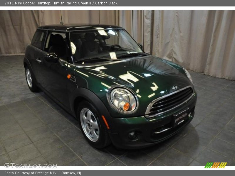 British Racing Green II / Carbon Black 2011 Mini Cooper Hardtop