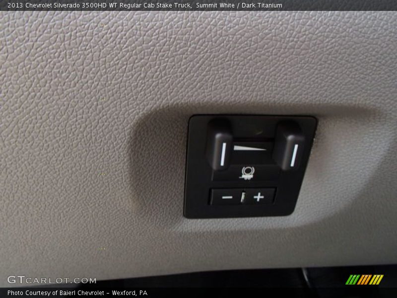 Summit White / Dark Titanium 2013 Chevrolet Silverado 3500HD WT Regular Cab Stake Truck