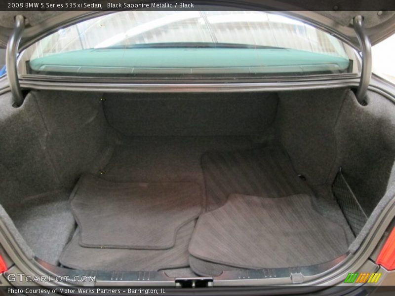 Black Sapphire Metallic / Black 2008 BMW 5 Series 535xi Sedan