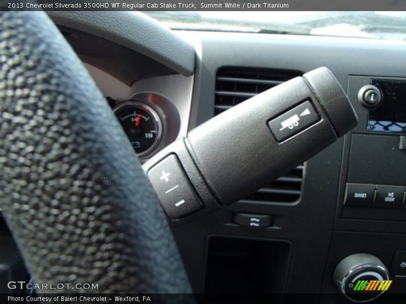 Summit White / Dark Titanium 2013 Chevrolet Silverado 3500HD WT Regular Cab Stake Truck