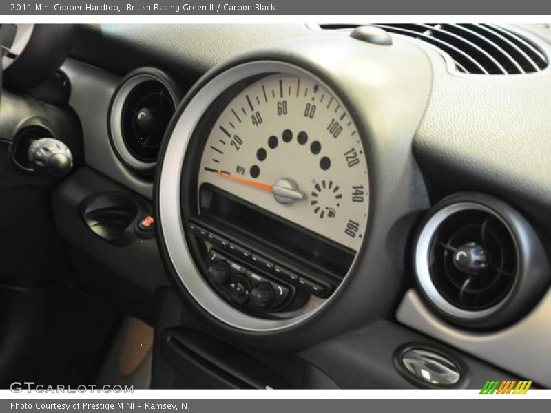 British Racing Green II / Carbon Black 2011 Mini Cooper Hardtop