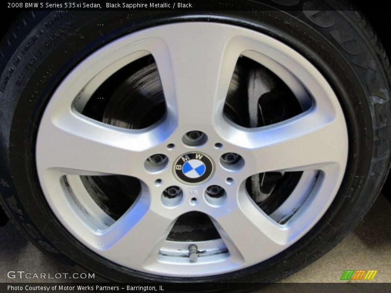 Black Sapphire Metallic / Black 2008 BMW 5 Series 535xi Sedan
