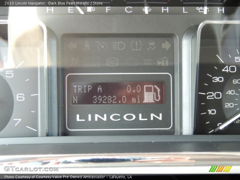 Dark Blue Pearl Metallic / Stone 2010 Lincoln Navigator