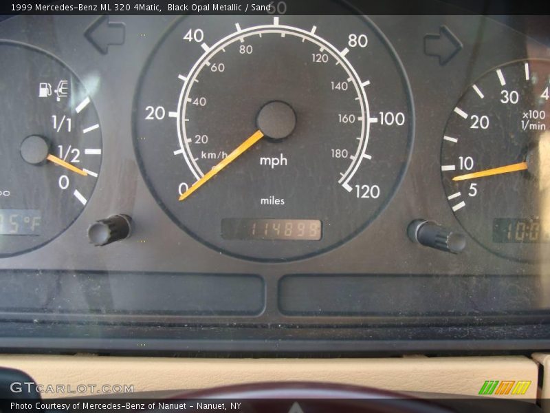 Black Opal Metallic / Sand 1999 Mercedes-Benz ML 320 4Matic