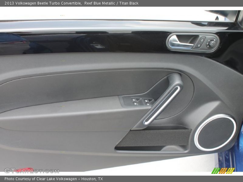 Reef Blue Metallic / Titan Black 2013 Volkswagen Beetle Turbo Convertible